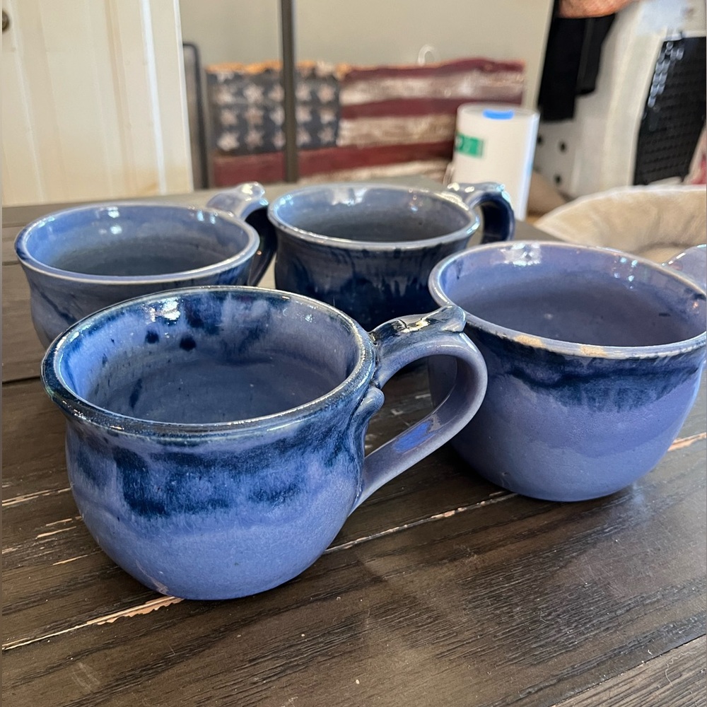 Handmade Ceramic Mugs Signed